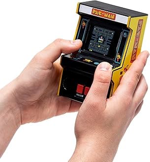 Arcade Classics - Retro Mini Arcade Game, Full Color Screen, Classic Handheld Electronic Game Console, 90s Toy, Perfect Gift for Kids Ages 8 and Up, Pac-Man