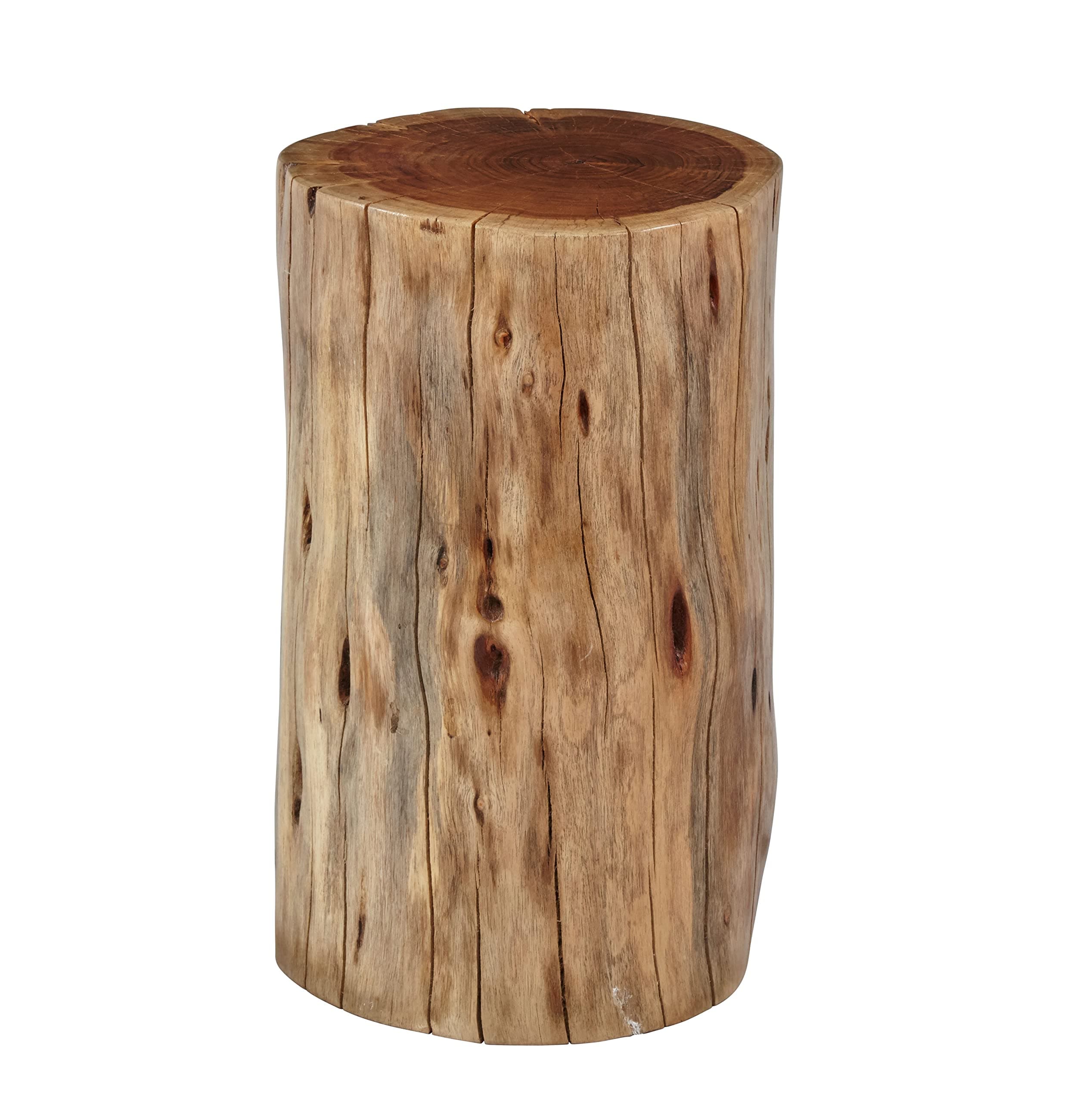 Jofran Hardwood Acacia Stump Accent Table