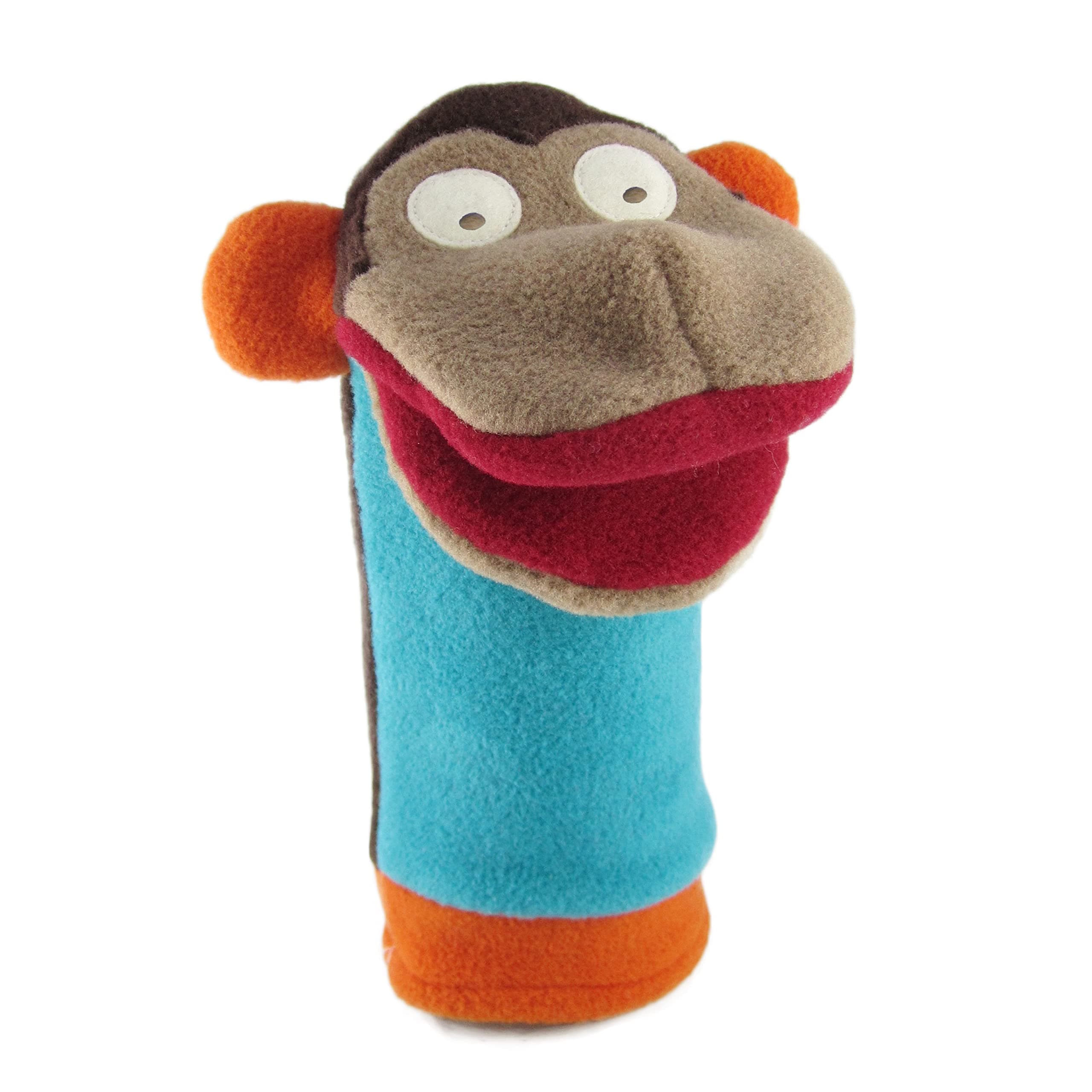 Cate & Levi - Fleece Hand Puppet - Handmade in Canada - Great for Storytelling (Monkey)