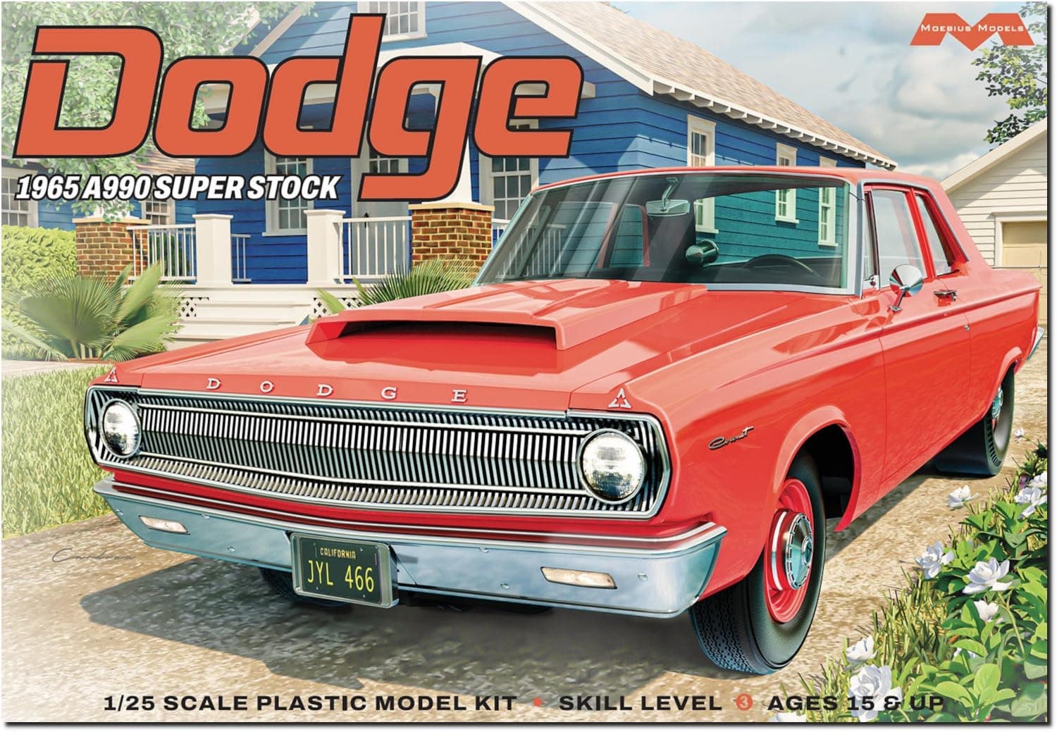 2460 1/25 1965 Dodge A990 Super Stock Skill Level 3 Model Kit