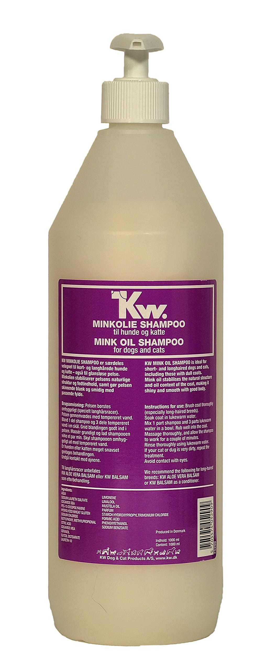 KW Grooming Mink Oil Shampoo, Small