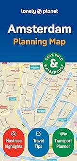 Lonely Planet Amsterdam City Map