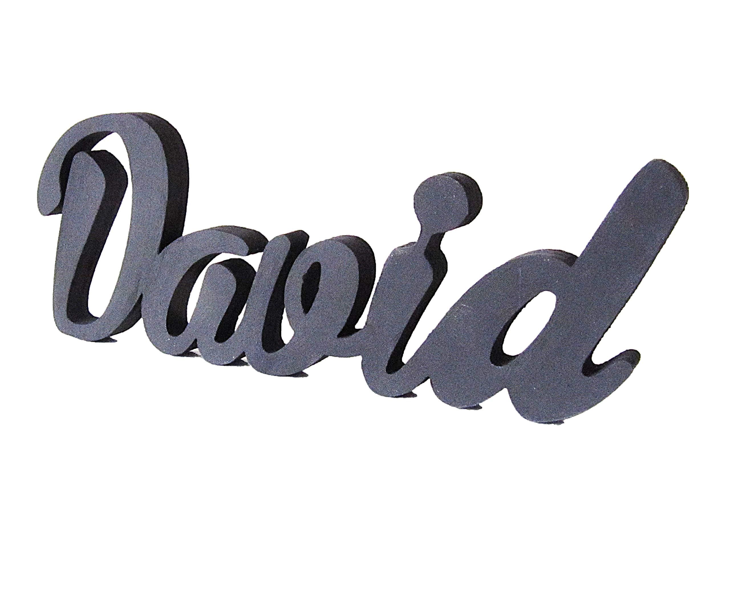 Personalised Wooden Name Plaques, Customisable option (white)