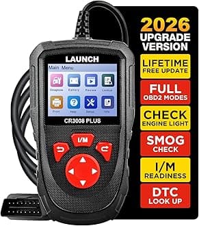 Professional OBD2 Scanner Diagnostic Tool CR3008 Plus,One-Click I/M,Lifetime Update Code Reader,Enhanced Check Engine Code Reader OBDII Car Scan Tool for All Vehicles After 1996,Battery Test