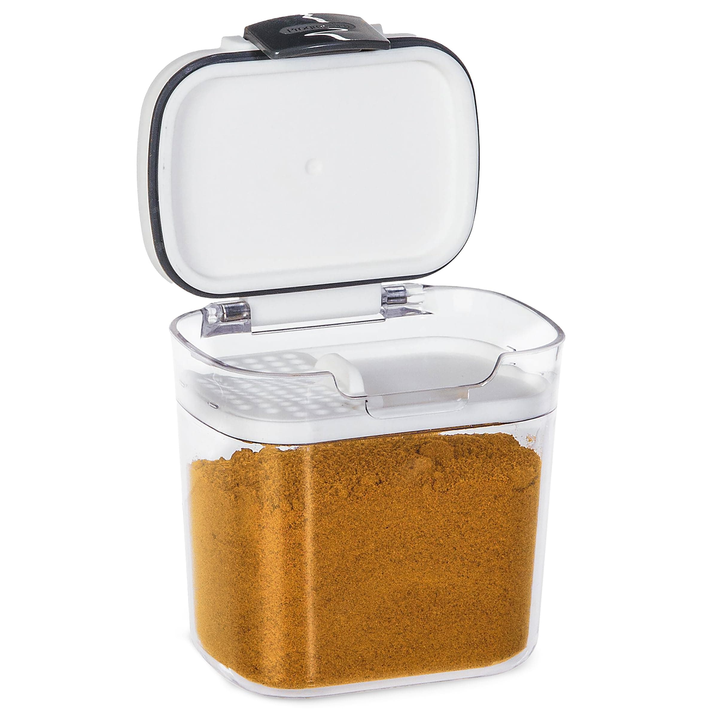 ProKeeper Mini Spice & Herb Storage Container – 1.5 Cups, Airtight, Clear Plastic for Baking Soda, Powder, and Snacks
