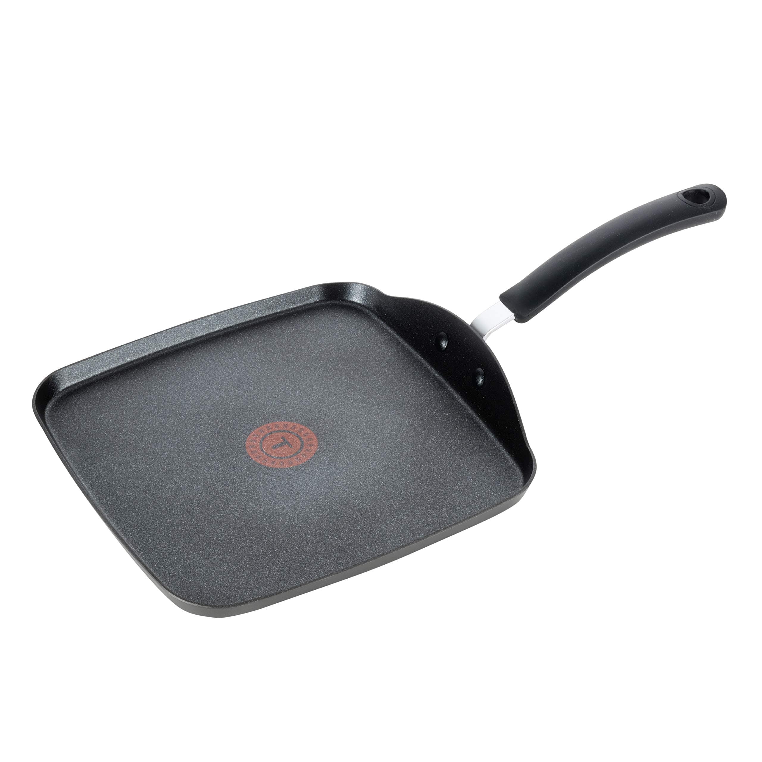 T-Fal Ultimate Hard Anodized Nonstick Griddle 10.25 Inch Oven Broiler Safe 400F Cookware, Pots and Pans, Dishwasher Safe Onyx