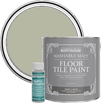 Rust-Oleum Brown Washable Matt Floor Tile Paint - Tanglewood 2.5L
