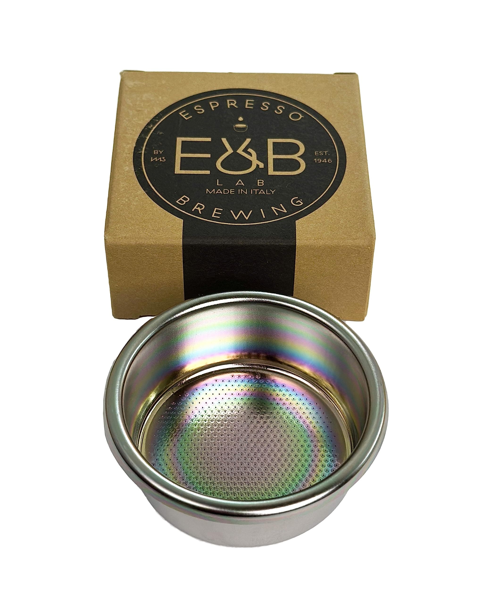E&B Lab NT (NanoTech) Double Espresso Portafilter Basket 58mm Ridgeless (18)