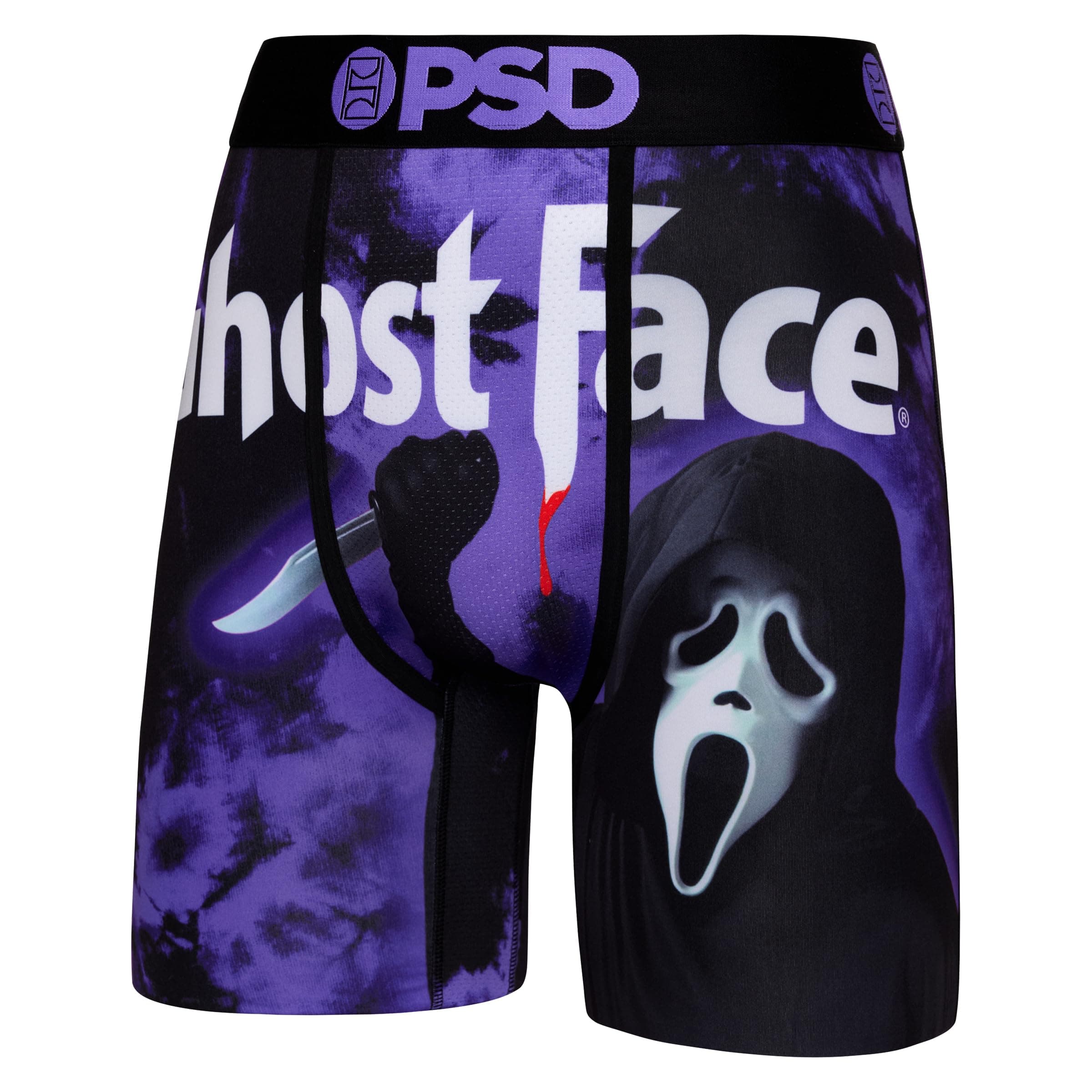 PSD Men's Horror & Halloween Theme Boxer Briefs - Breathable and Supportive Men's Underwear with Moisture-Wicking Fabric
