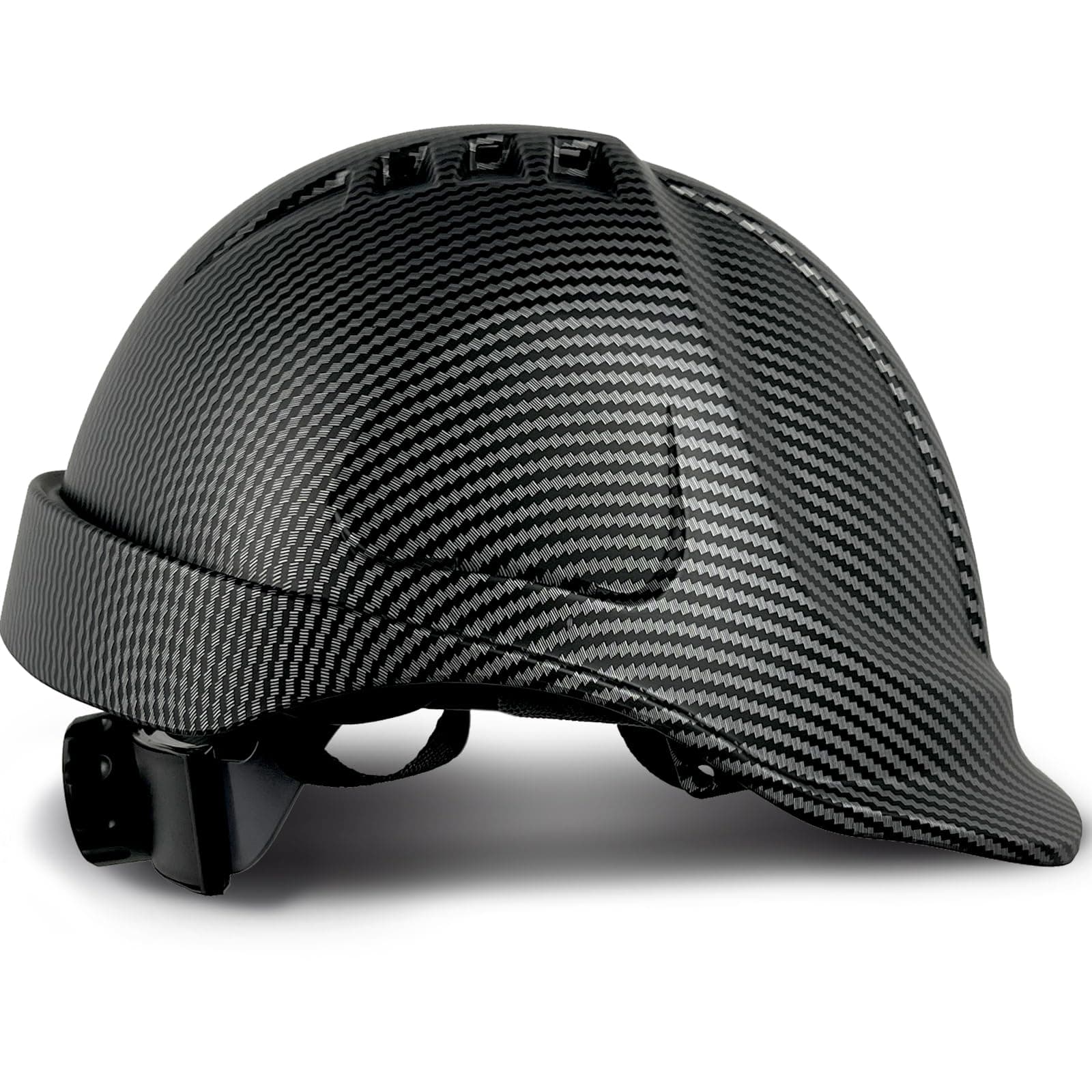 Safety Helmet Cap Style ABS Work Hard Hat Vented Hardhats for Men Carbon Fiber Pattern Industrial ANSI z89.1 OSHA