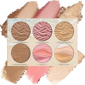 Butter Dream Team Palette Makeup Gift Set, Bronzer, Blush, Face Powder, Dermatologist Approved
