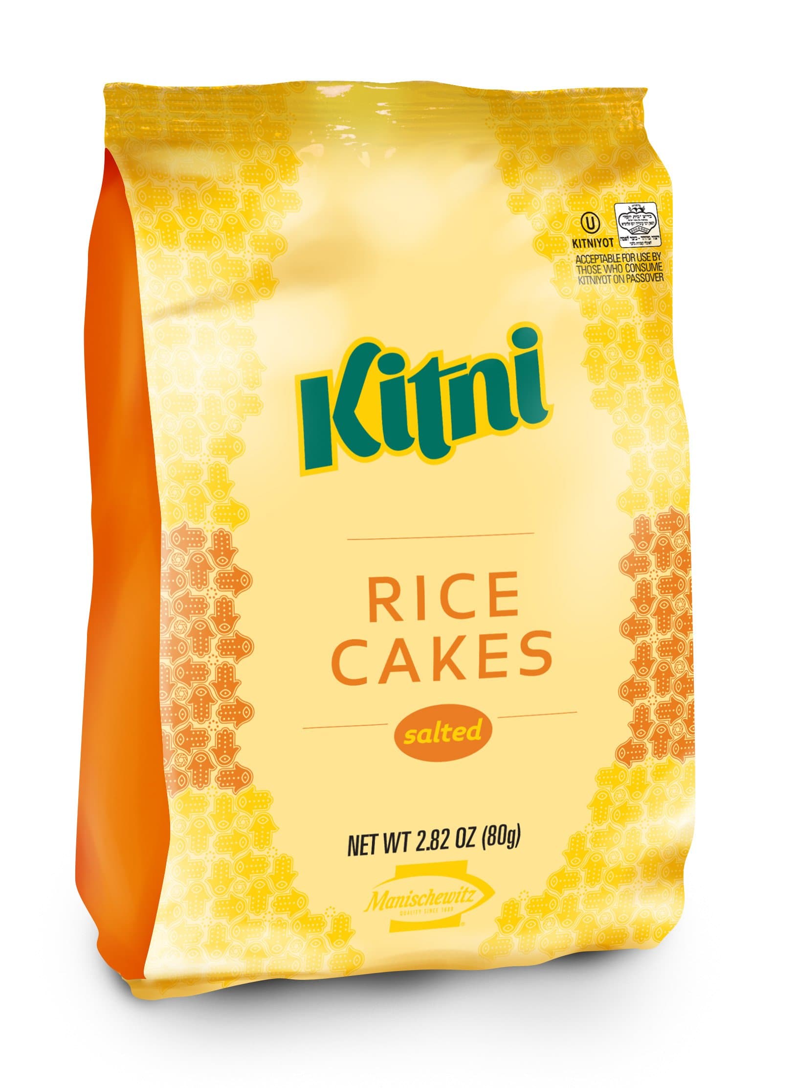 Kitni Manischewitz Rice Cakes Salted, 2.82 Ounce