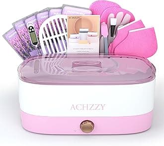 Paraffin Wax Machine for Hands and Feet, 4000ml Paraffin Bath, Paraffin Wax Warmer with Refills, Nourishing and Moisturizing, Professional-Grade Spa Treatment for Soft and Smooth Skin (Purple)