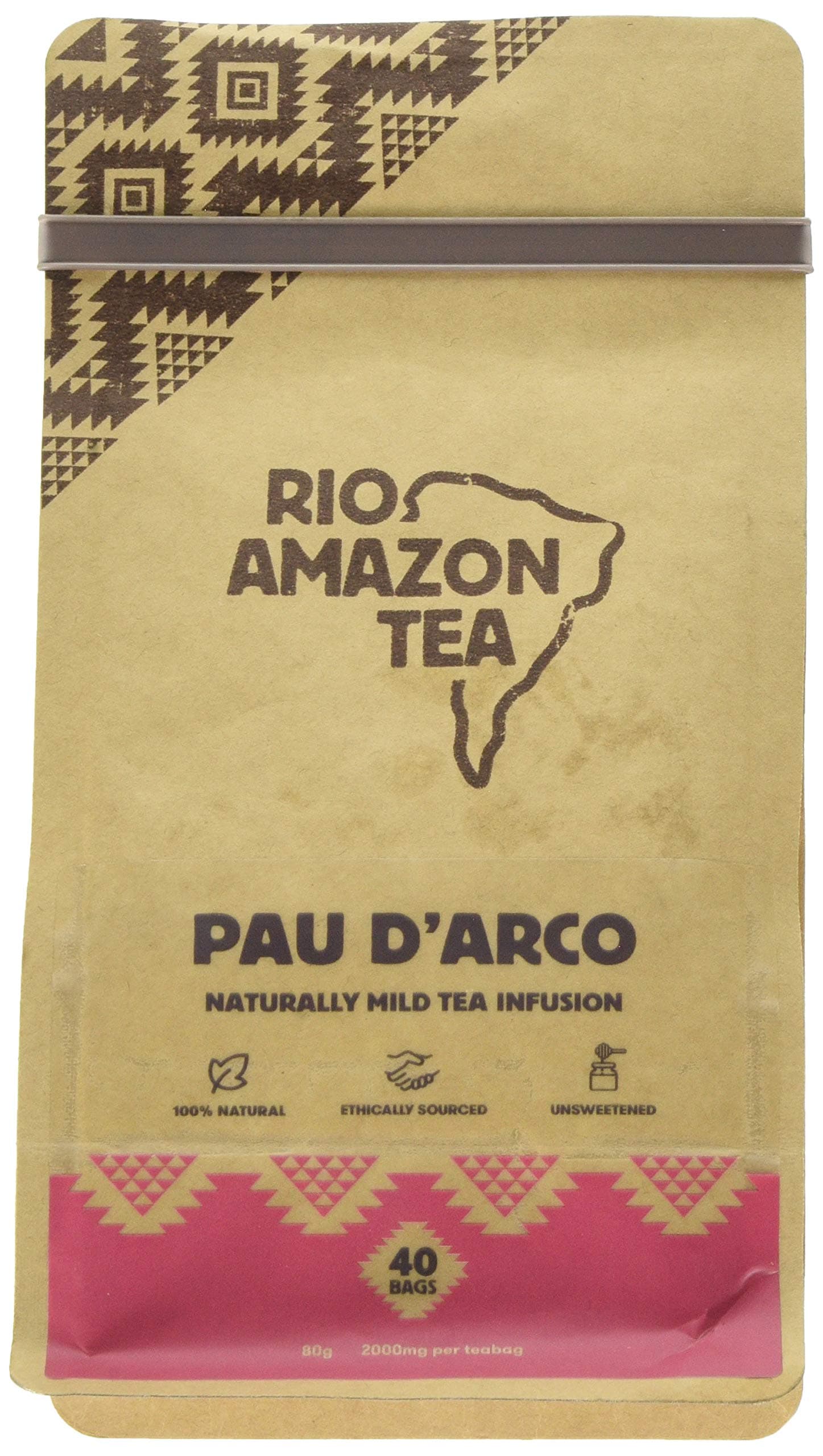 RIO AMAZONTeas (40 Count (Pack of 1), Pau d'Arco)