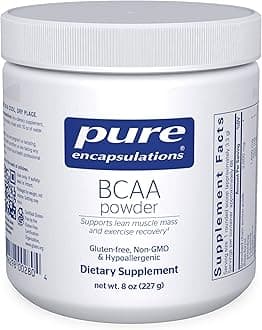 Pure Encapsulations BCAA Powder | Hypoallergenic Supplement to Support Muscle Function During Exercise | 8 Ounces