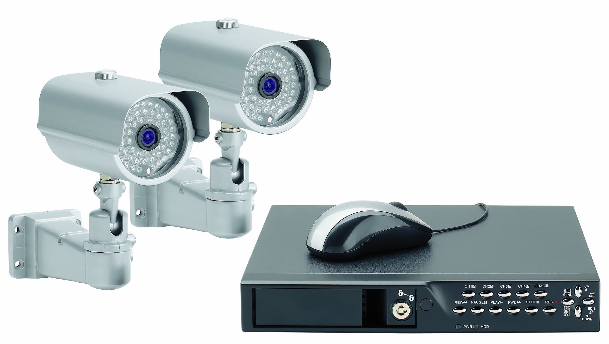 Friedland Response CWK4 2-Heavy Duty Wired Colour Camera CCTV Kit