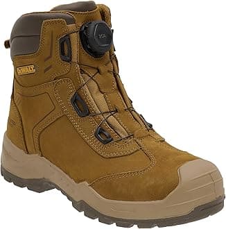 Richardson Men's BOA Fit System, Nubuck Leather, Water Resistant, Wide Fit, Steel Toe, Safety Work Boot