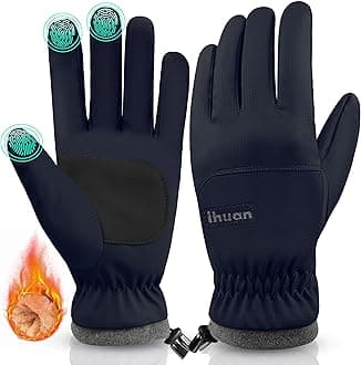 Winter Waterproof Ski Gloves Men Women, Snow Warm Cycling Cold Weather, Driving Biking Running