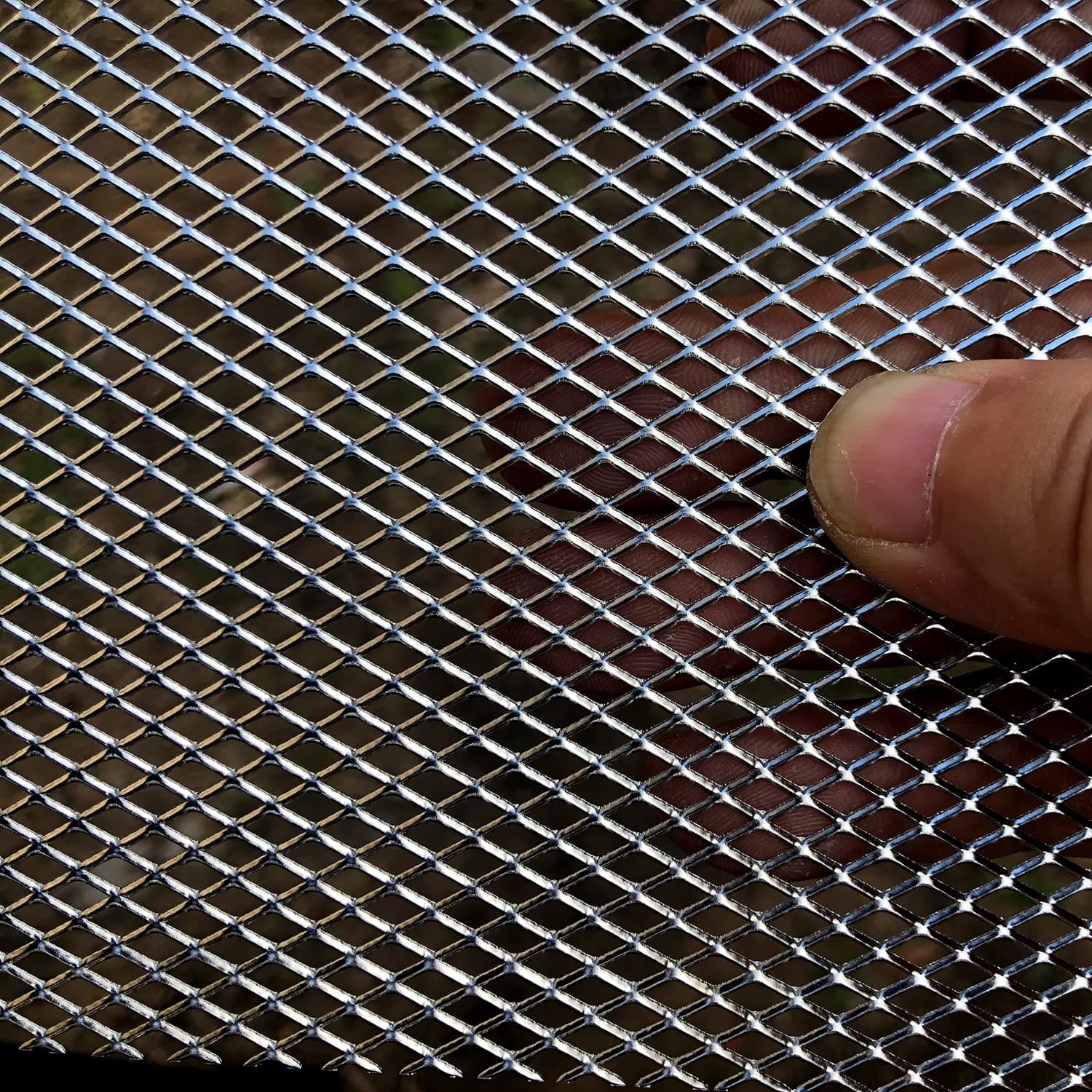 FengYoo 304 Stainless Steel Mesh Screen Wire Metal Mesh Screen Expanded Metal Sheet 16"X12" 2-Pack for Vent Rodent Mesh Pet Screen Dryer Vent Screen Metal Mesh Sheets Metal Screen Animal cage net
