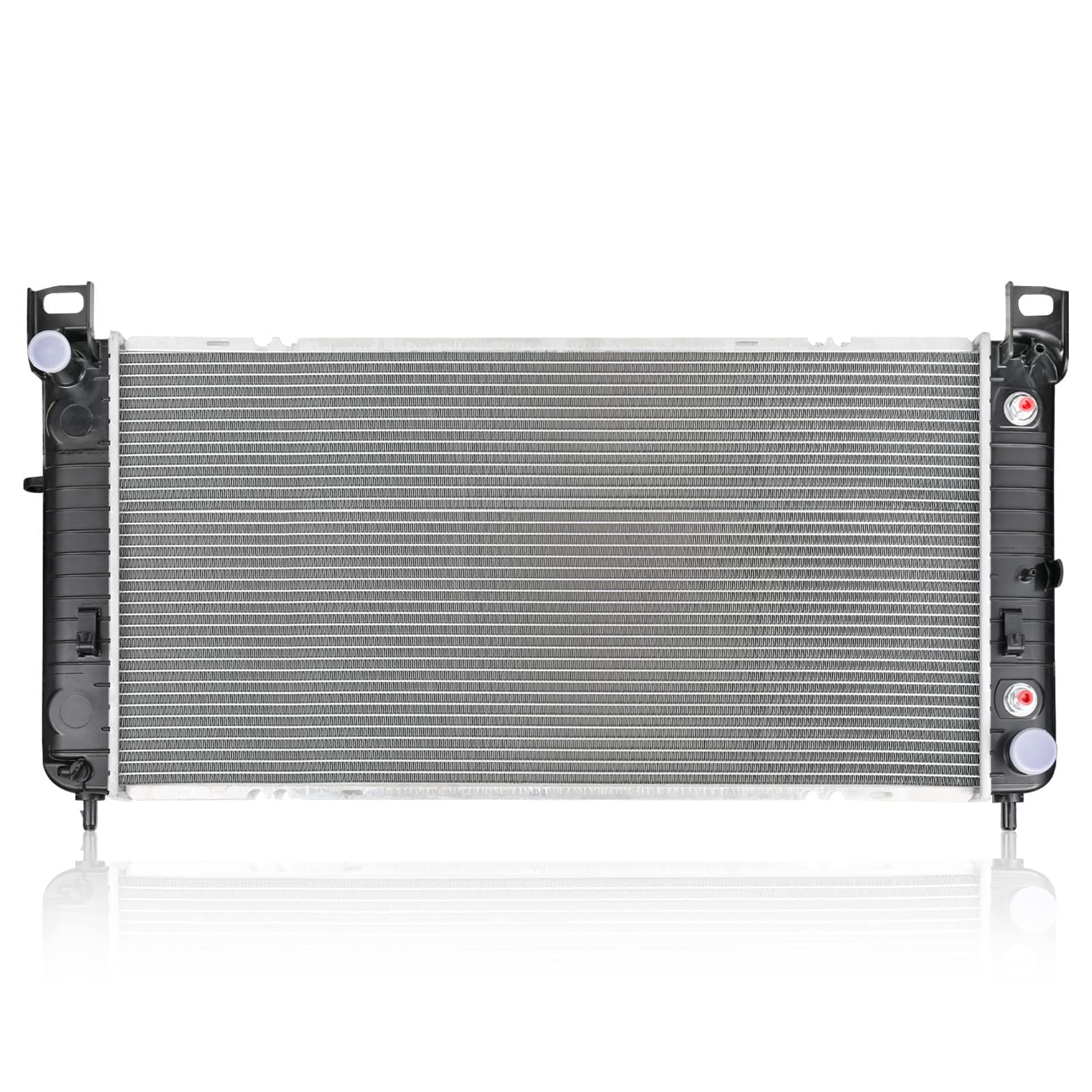 34 Inch Core Radiator Cooling Assembly Perfect Compatible with 2008-2009 H2 6.2L 2003-2007 H2 6.0L Replace# 2423