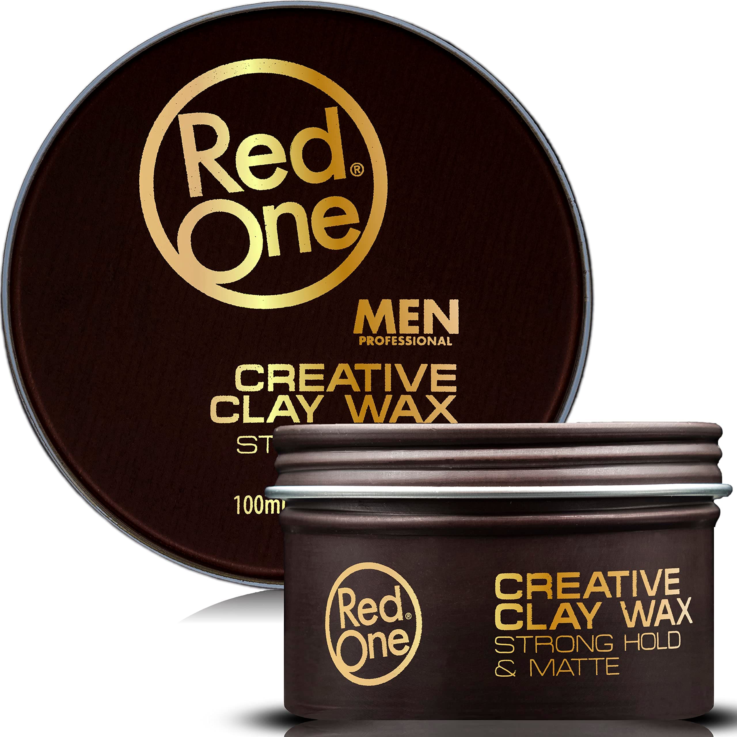 Redone Creative Clay Wax 100ml | Strong Hold & Matte Finish | Texturizing Hair Clay for Men & Women | Non-Greasy Natural Look | Professional Barber Styling | for All Hair Types