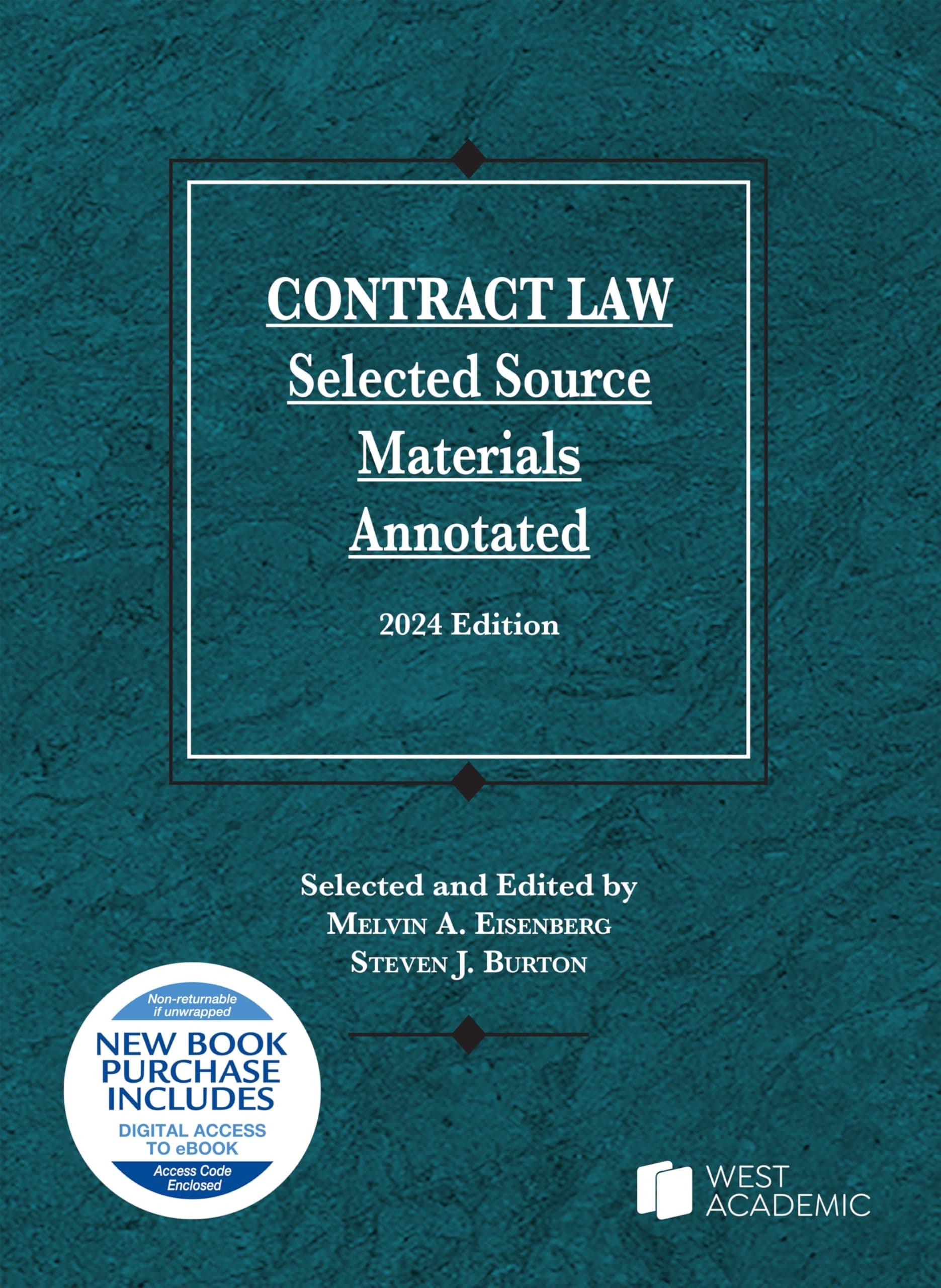 Contract Law: Selected Source Materials Annotated, 2024 Edition