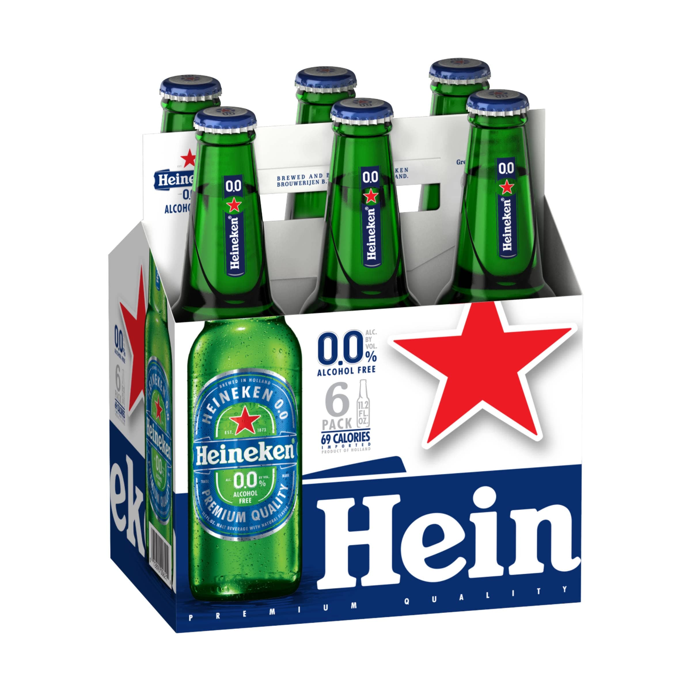 Heineken Non-alcoholic Beer, 12 Oz, 6 Ct