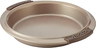 Anolon Advanced Bronze Nonstick Bakeware 9-Inch Round Cake Pan with Silicone Grips