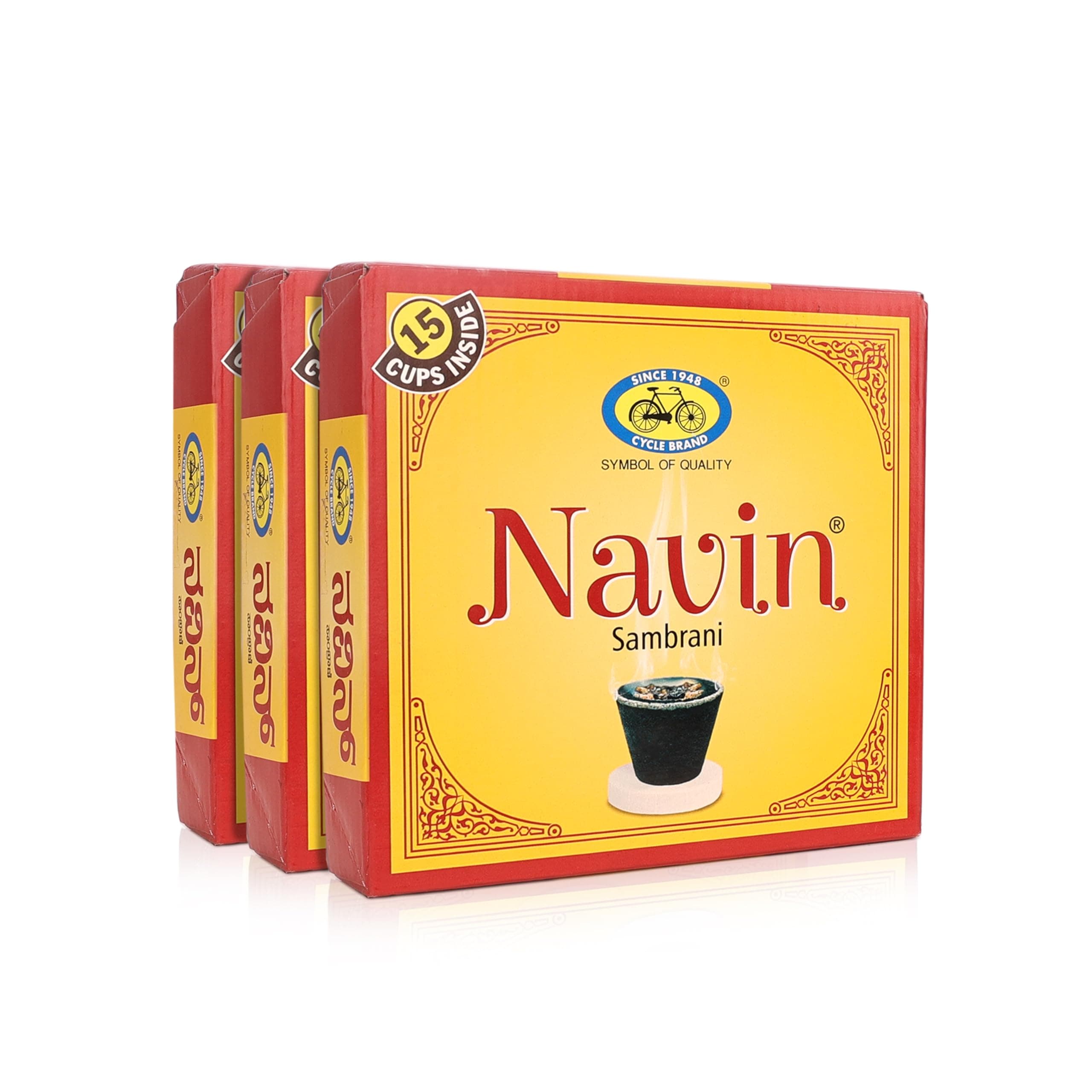 Cycle Pure Om Shanthi Navin Cup Sambrani Pack of Four (10 Cups in Each Pack)