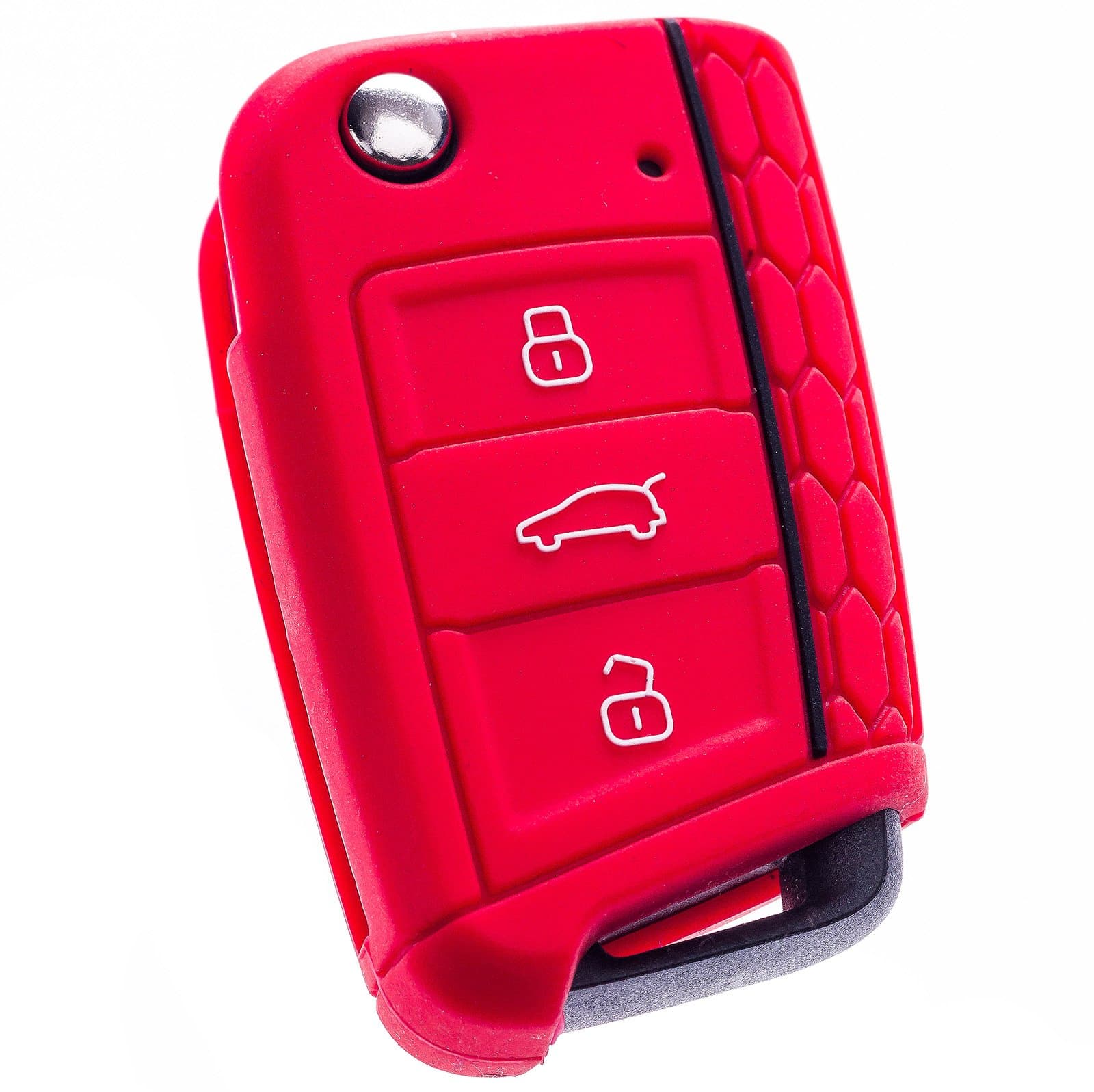 Seat Leon 5F · SC · ST · Key Cover Car Key Case, Cover, Car Key Fob, Folding Key PREMIUM, red