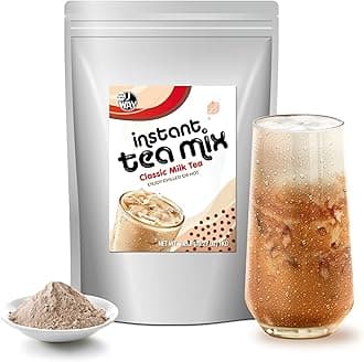 J WAY Classic Milk Tea 2.2 Lb (1 Count), Powdered Instant Milk Tea Drink Mix, Serve Hot or Cold, Makes Blended Frappe Drinks