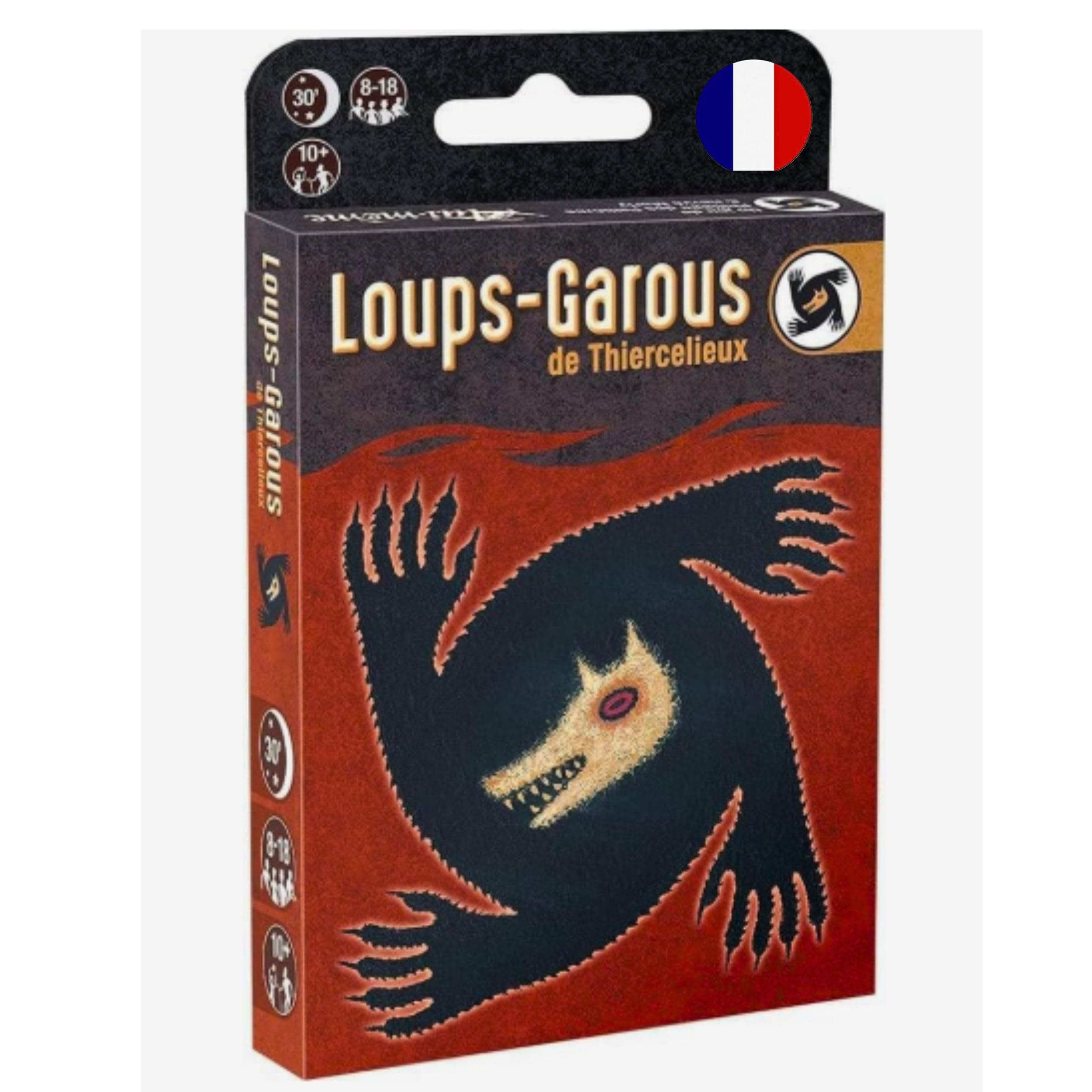 Asmodee Les Loups-Garous de Thiercellieux – Bluff Board Game for Adults and Children from 10 Years Old – Party Game for 8 to 18 Players – Role Game in French Version – 30 Min