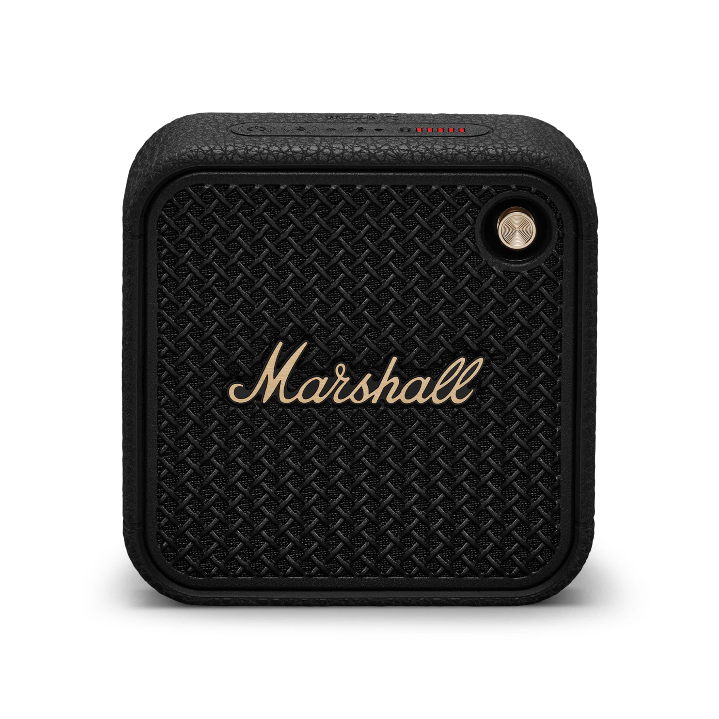 Marshall Wireless Portable Waterproof Speaker Willen II Black & Brass Continuous Playback 17 Hours/IP67 Waterproof/Ultra Compact/Fast Charging [Domestic Genuine Product]
