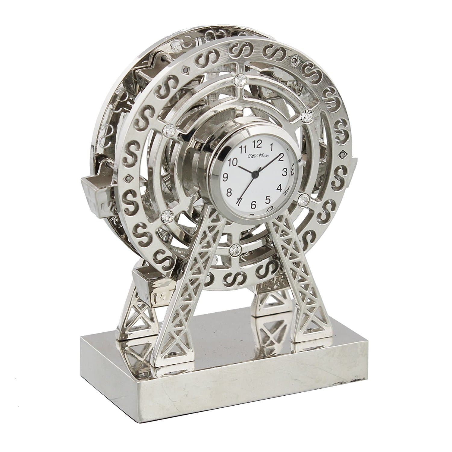 Wm.Widdop Miniature Clock (10cm) Ferris Wheel