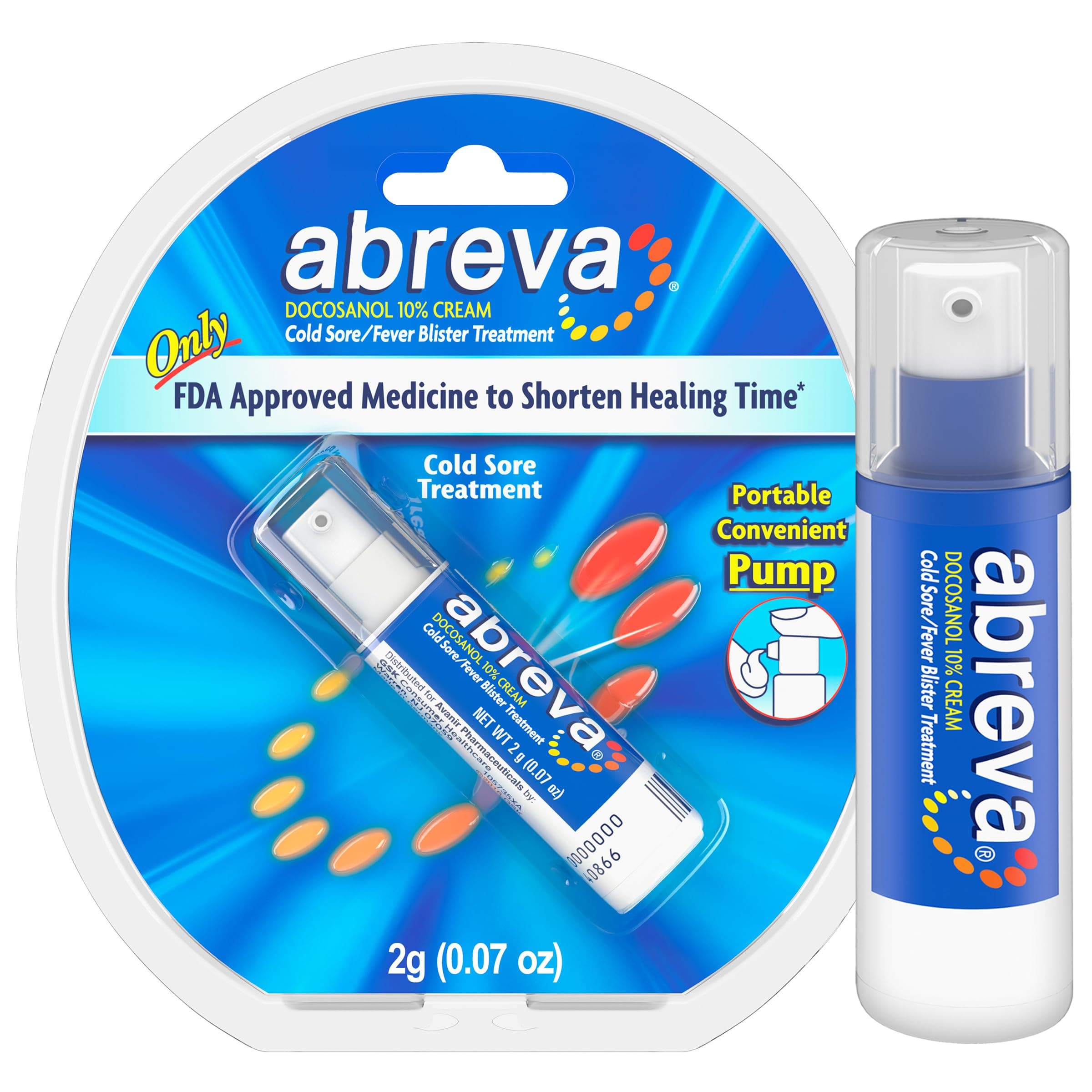 Abreva Docosanol 10% Cream Pump