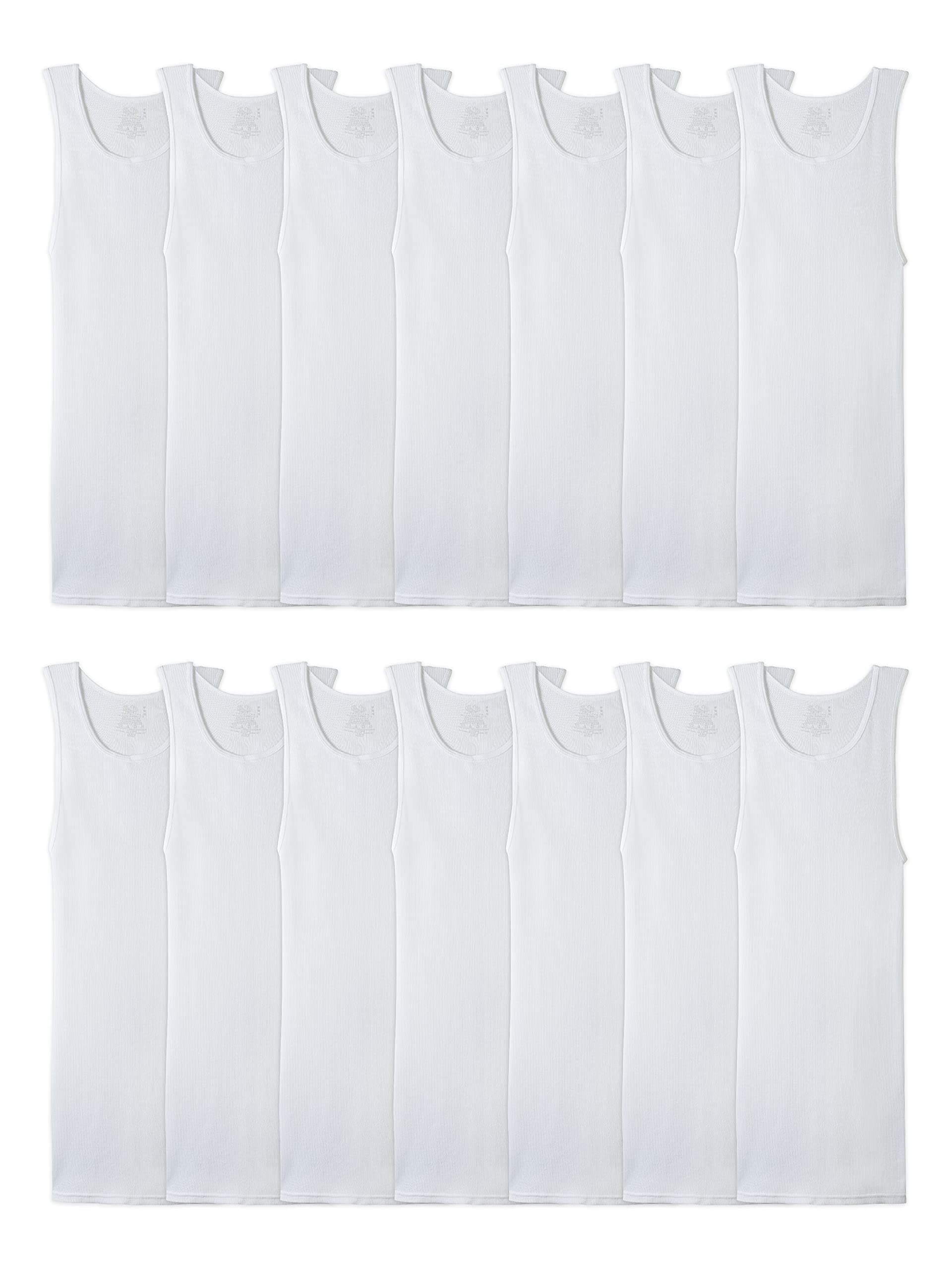 Men's Sleeveless Tag Free Moisture Wicking Tank A-Shirt