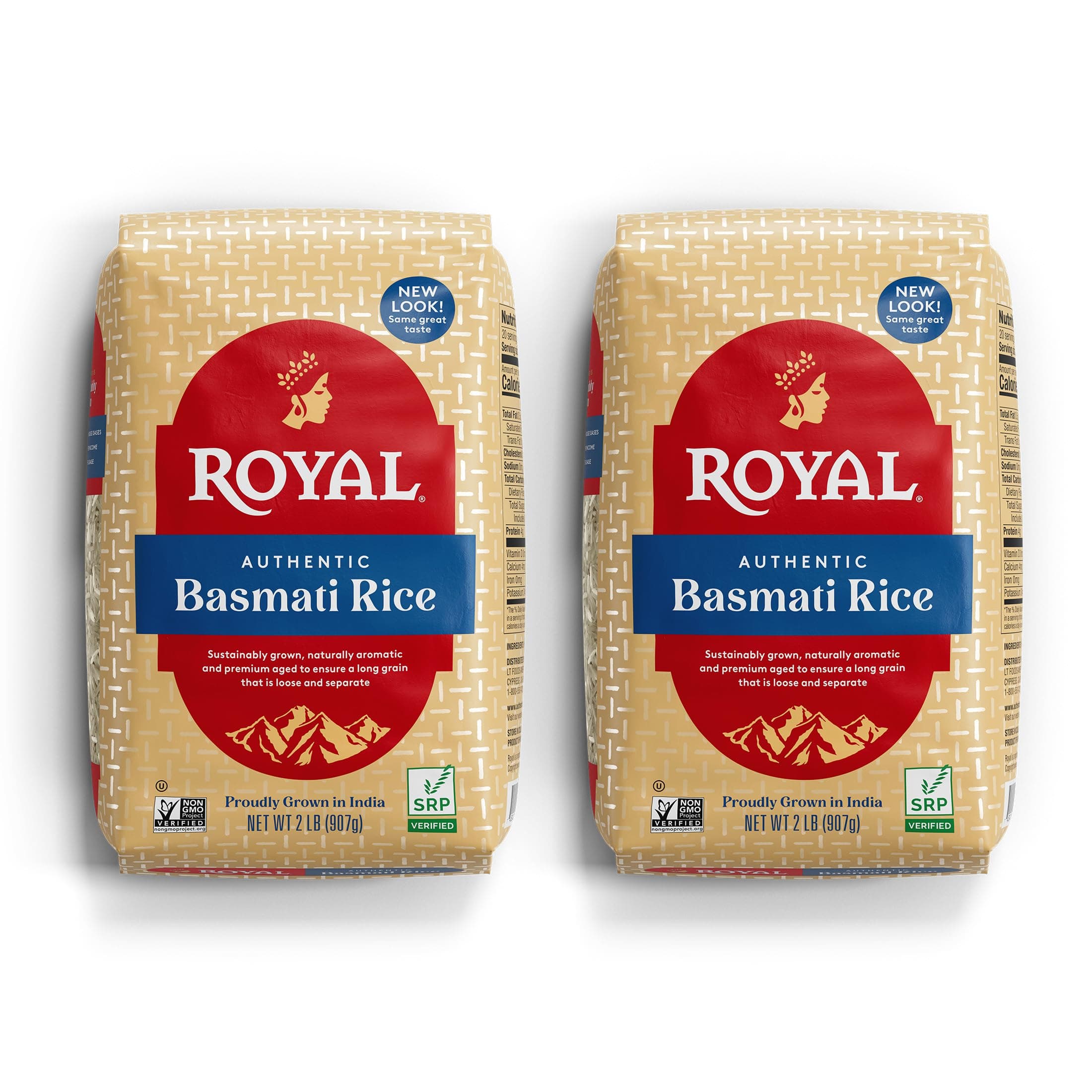 Royal White Basmati Rice 2-Pack of 2 Lbs