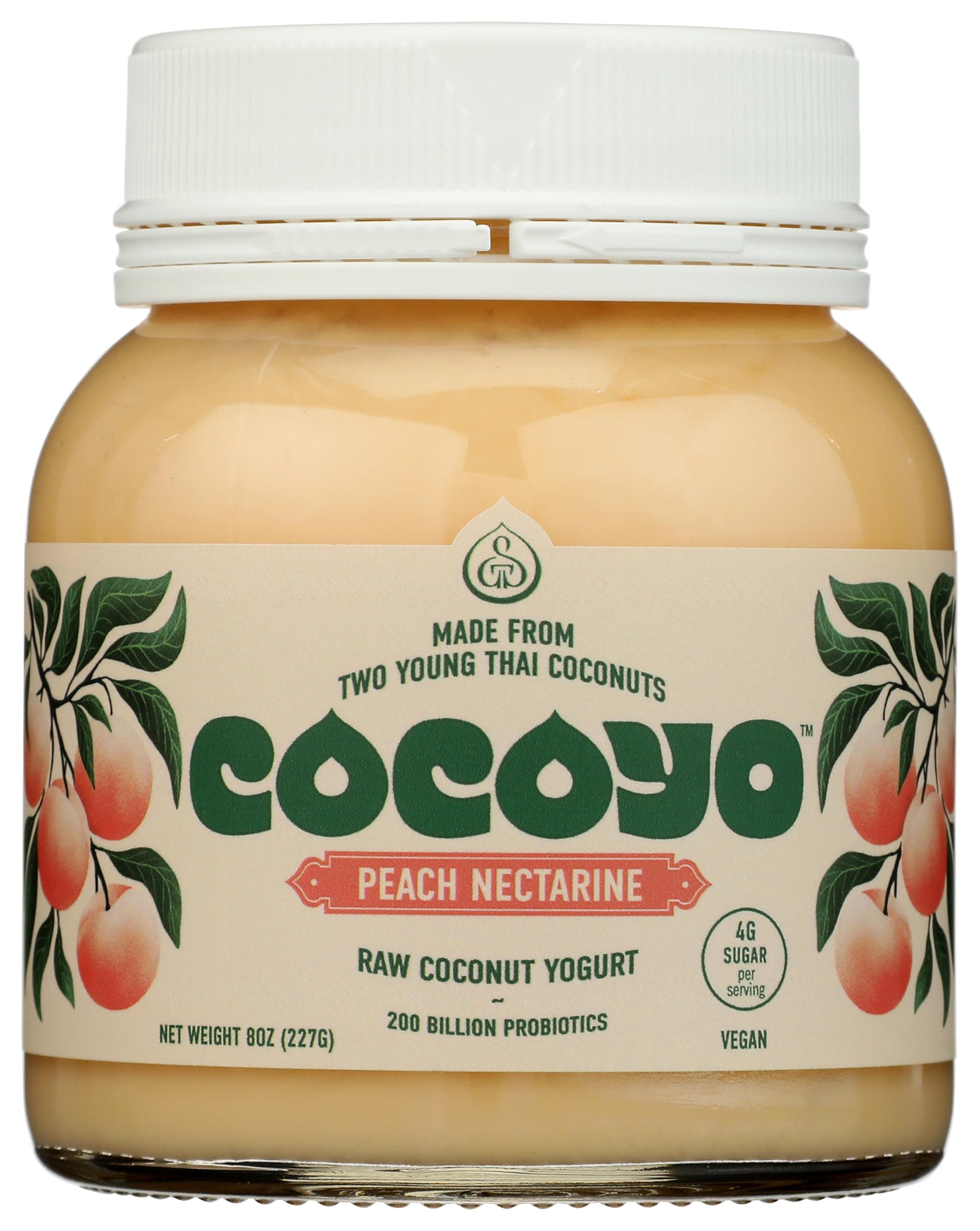 Cocoyo Raw Coconut Yogurt, Peach Nectarine