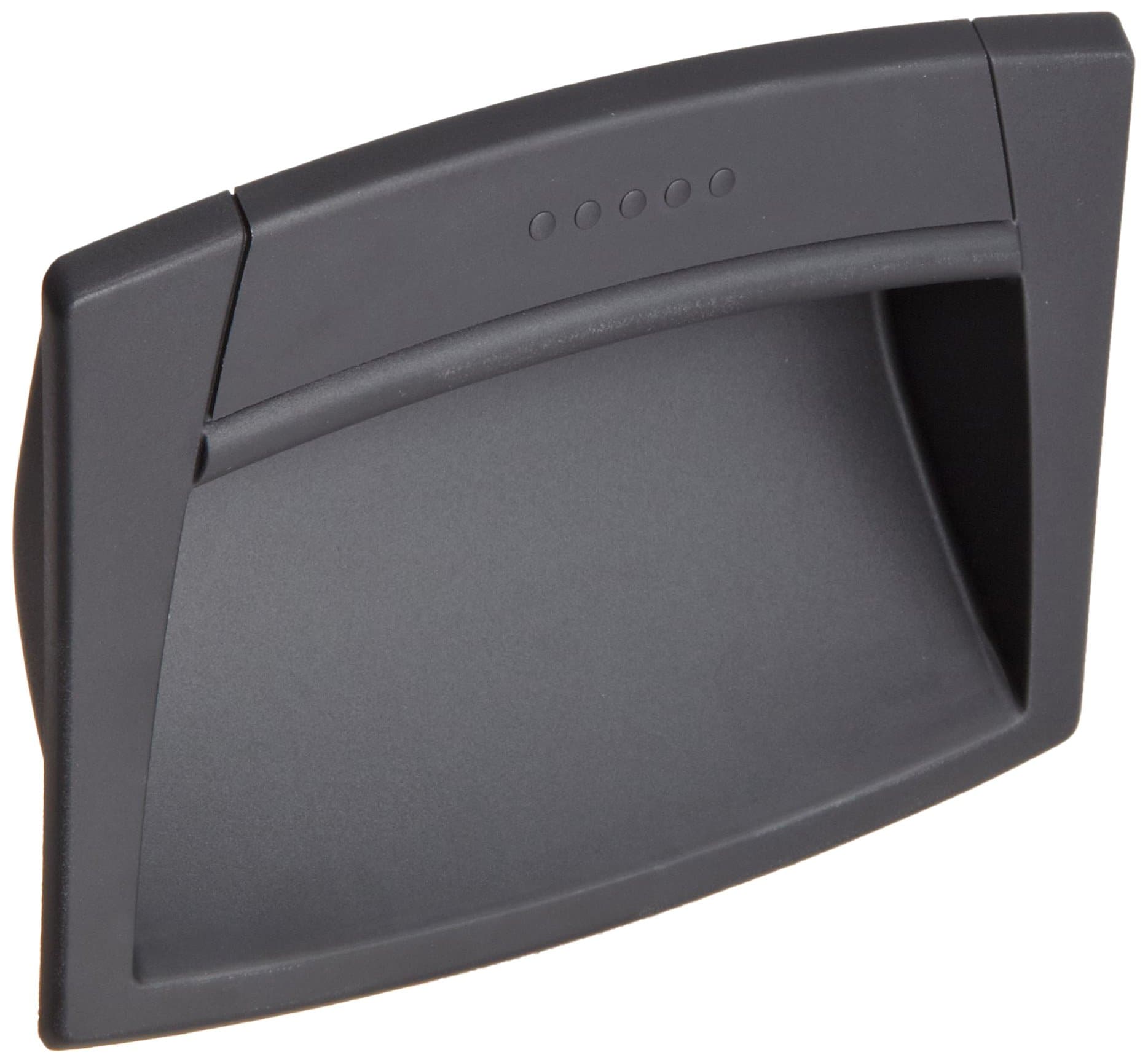 Elesa EPR-PF Glass-Fibre Reinforced Polyamide Flush Pull Handle, Matte Finish, 3-49/64"Cutout Length, 2-17/64"Cutout Width (Pack of 1)