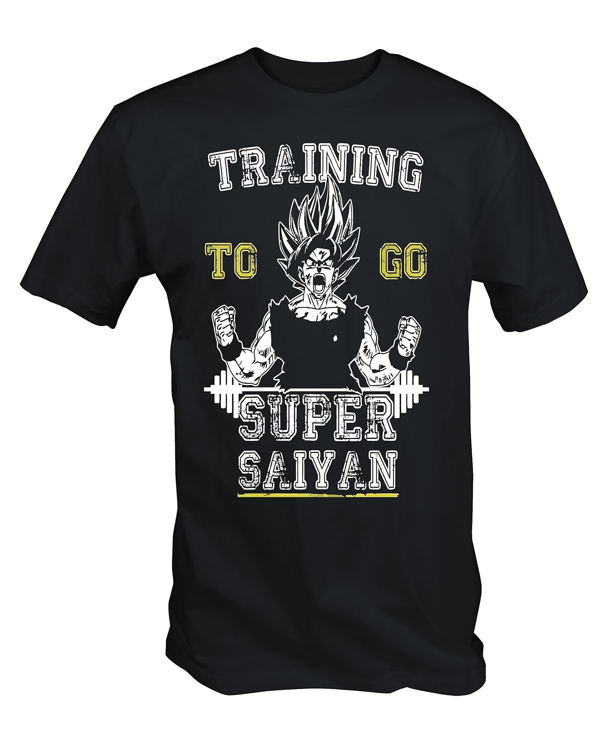 6TN6 TEE NINERS Black Training to Go Super Saiyan T Shirt (XX-Large)