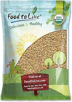 Organic Hulled Barley, 15 Pounds – Non-GMO, 100% Whole Grain, Kosher, Vegan, Bulk. Suited for Home Brewing, Grinding. High in Fiber. Great for Chili, Hot Cereal, Salads, Soup.
