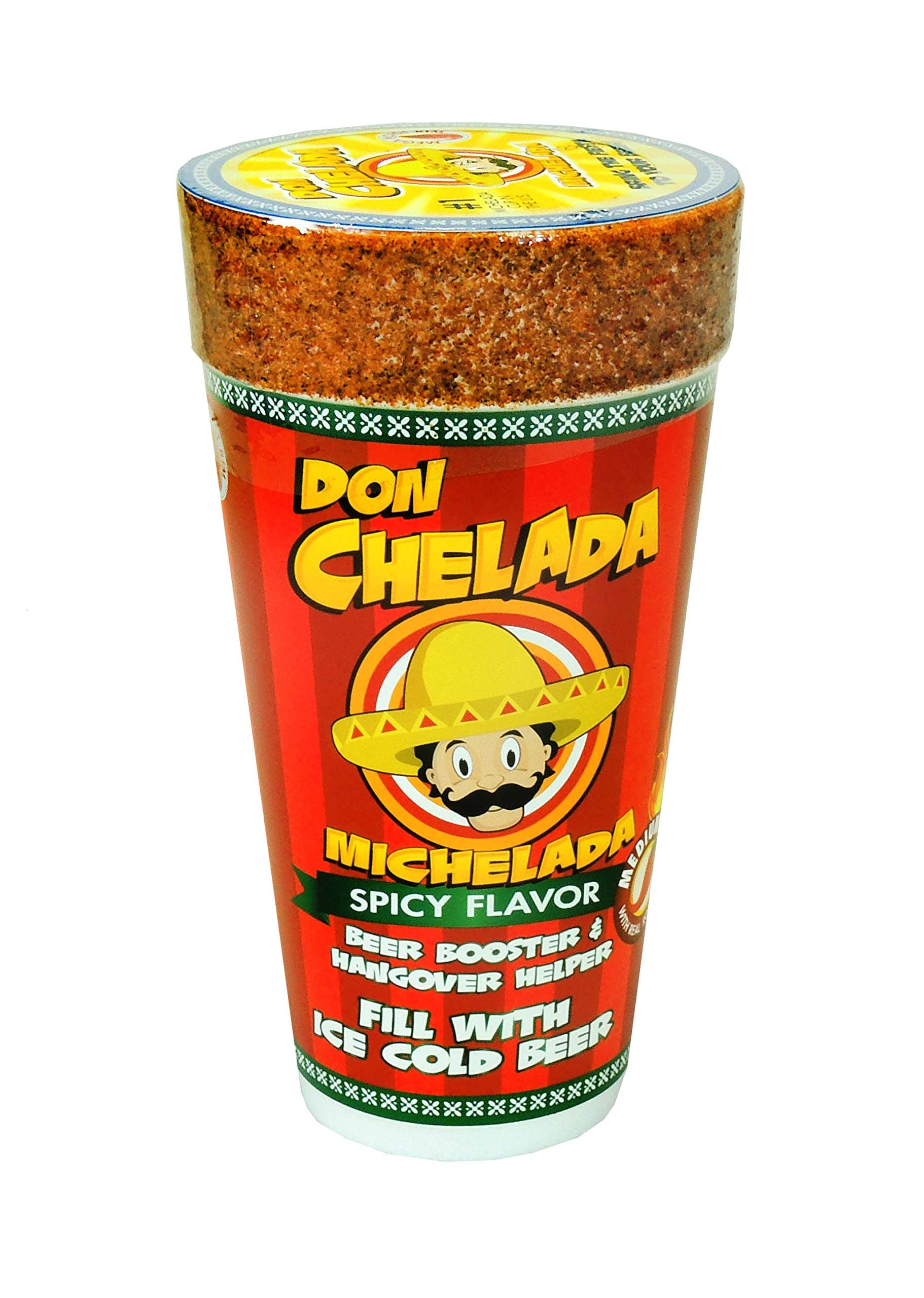 Don CheladaMichelada Cup Spicy 24Oz, 12 Count (BEER SALT)