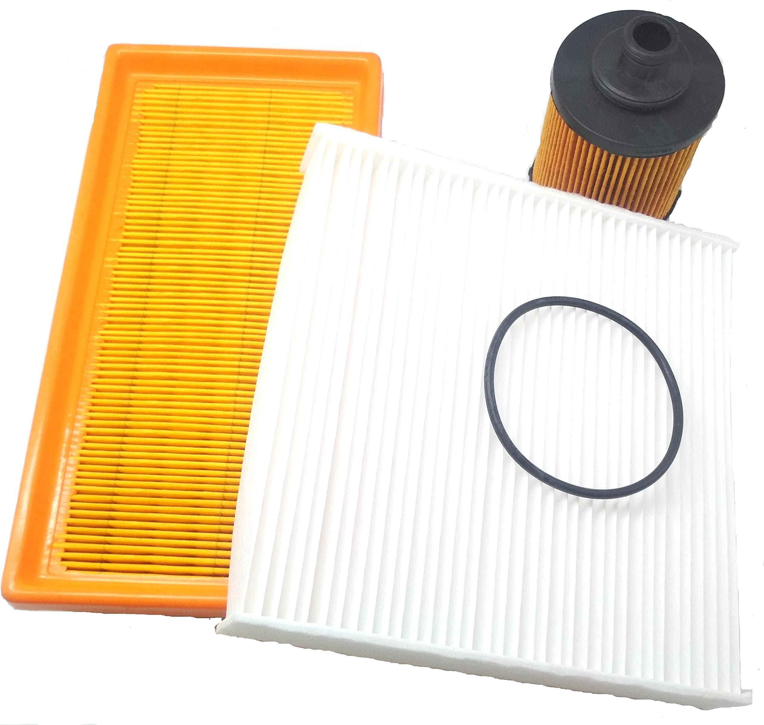 Car engine oil filter+air filter+ac filter set of 3 pcs compatible with swift/dzire new model after 2013 -diesel
