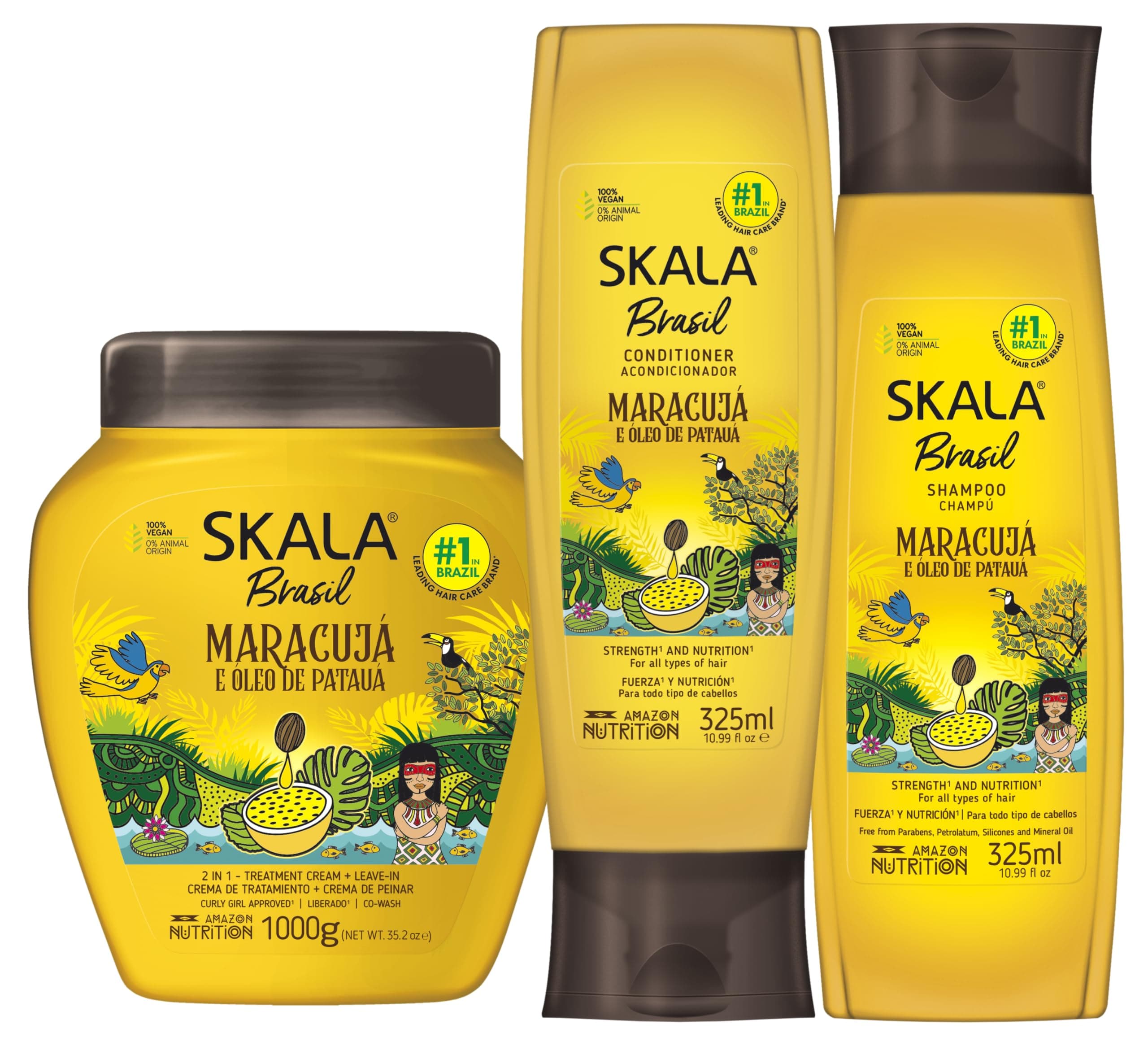 SKALA Passion Fruit Cream and Shampoo & Conditioner Bundle