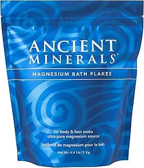 Magnesium Bath Flakes - Bathing Alternative to Epsom Salt - Soak in Natural Salts - High-Absorption Efficiency for Relaxation, Wellness & Muscle Relief (4 .4 lb)
