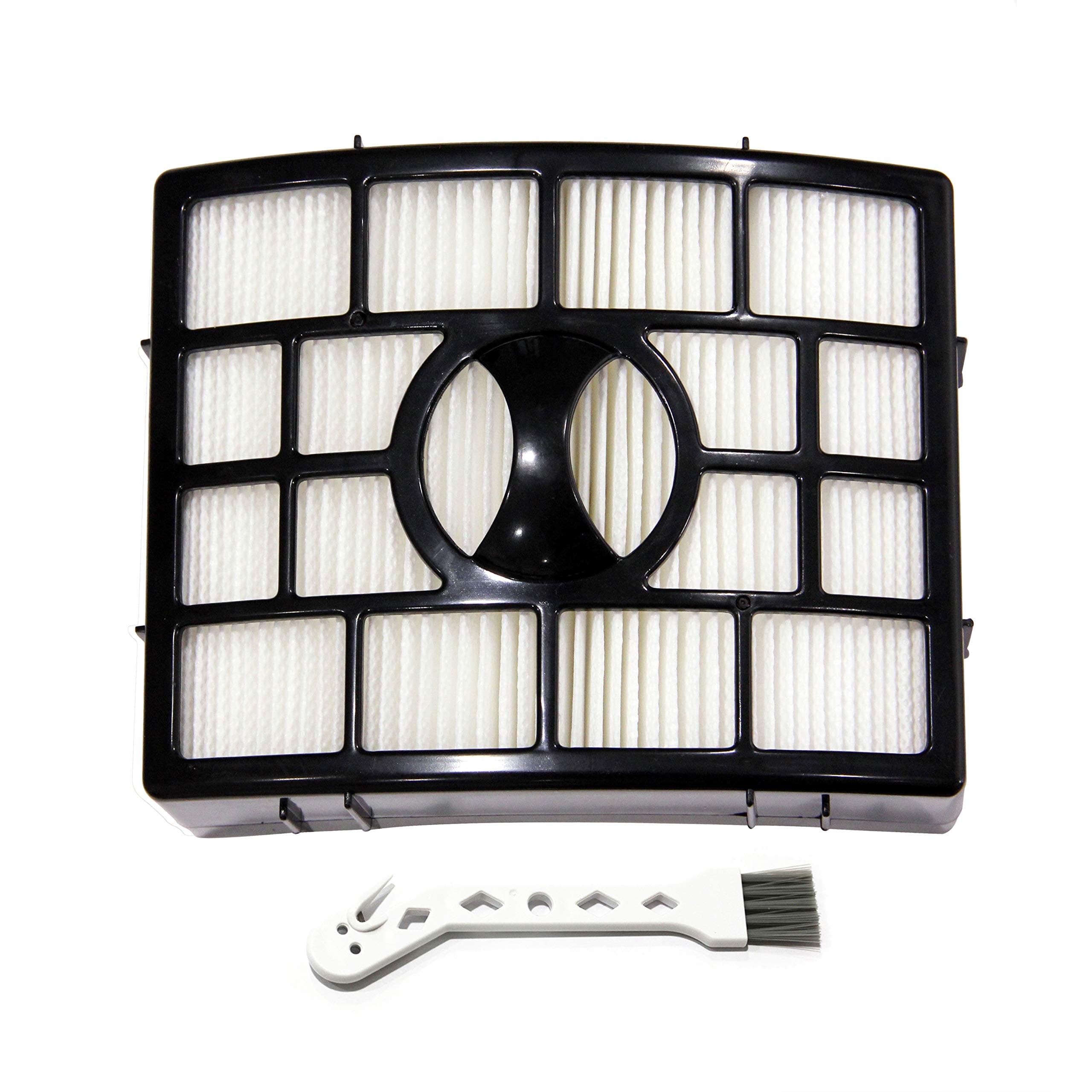 MaximalPower Replacement Filter Combo Packs for Shark NV750 & NV650 Series Rotator Pro Lift-Away Vacuums | Fits Part No. XFF650 & XHF650 for Floor Care (1 Filter Pack + Brush)