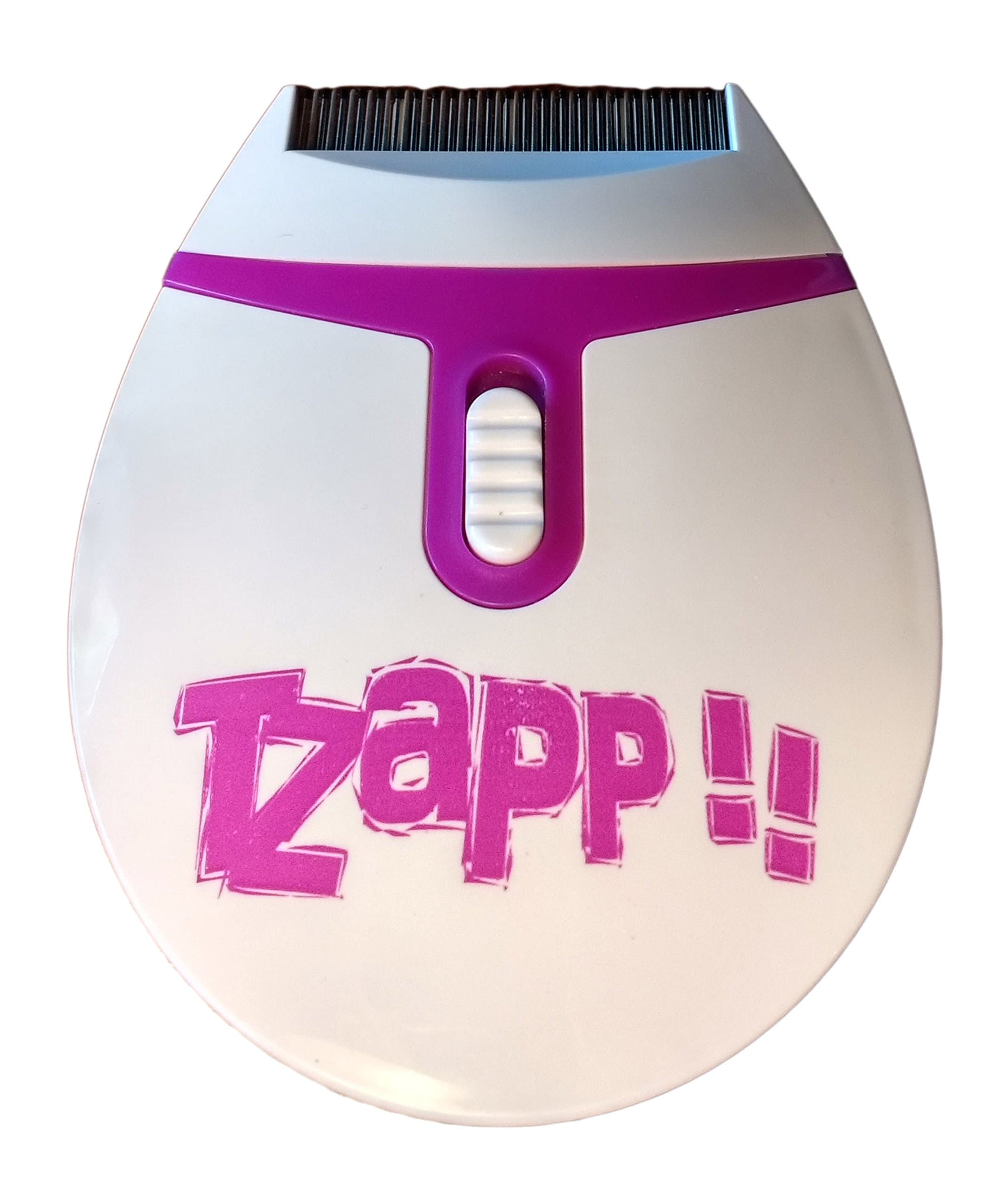 Electric Head Lice Nit Comb -Zapper Electronic Tzapp by Epilady 100% Safe Chemical Free Treatment - Really Fast & Easy to Use - Detects & Kills Nits