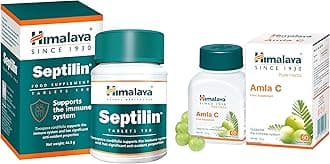 Himalaya Septilin Tablets 60 Tablets & Wellness Pure Herbs Amalaki Immunity Wellness Promotes Health 60 Tablets