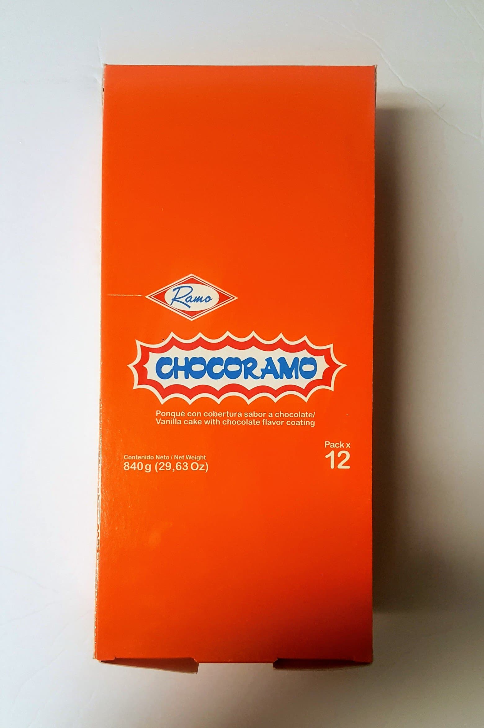 Chocoramo Vanilla Cake With Chocolate Flavor Coating [12-slice pack]