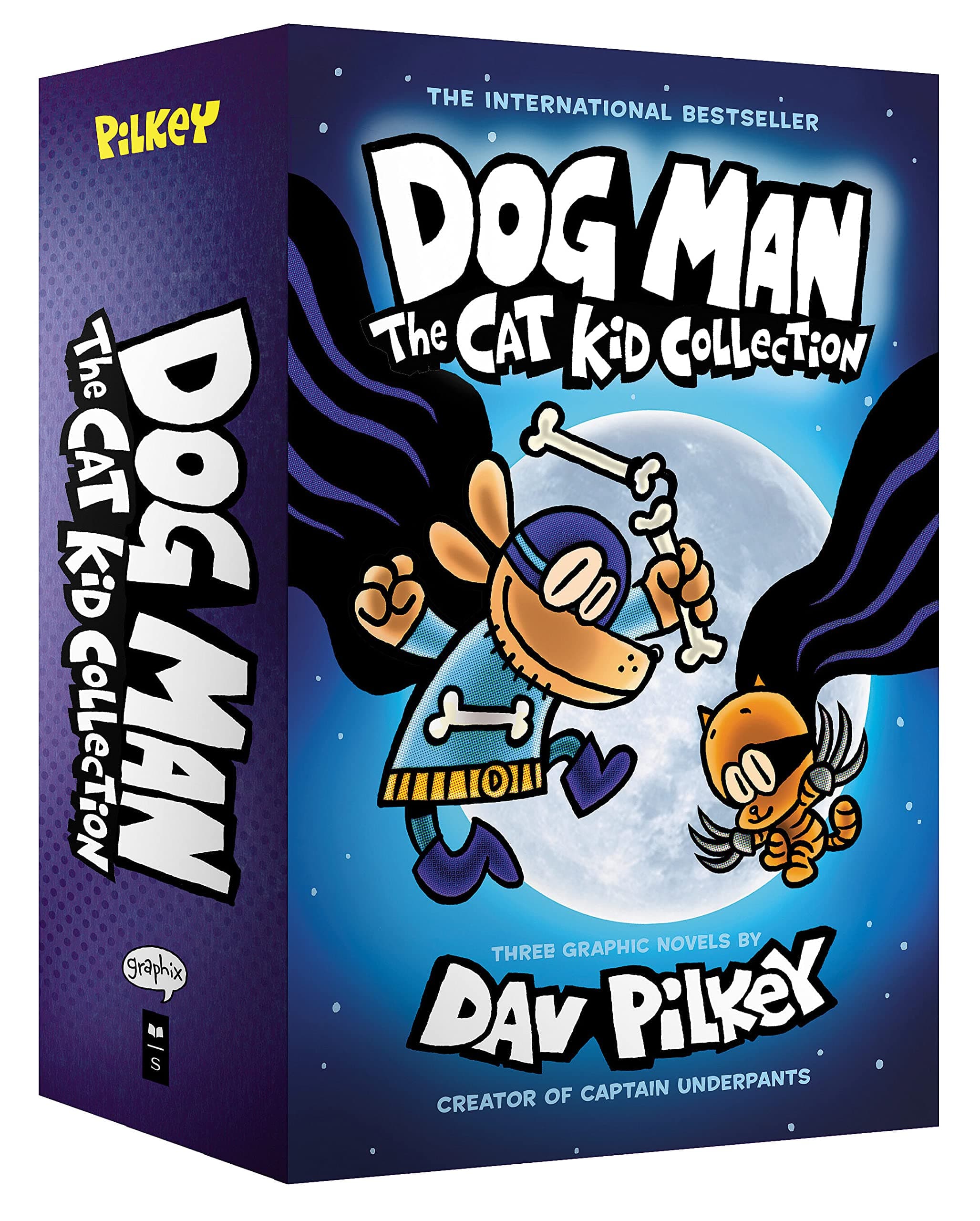 Dog Man: The Cat Kid Collection: From the Creator of Captain Underpants (Dog Man #4-6 Box Set): Dog Man and Cat Kid / Dog Man Lord of the Fleas / Dog ... Kid / Lord of the Fleas / Brawl of the Wild